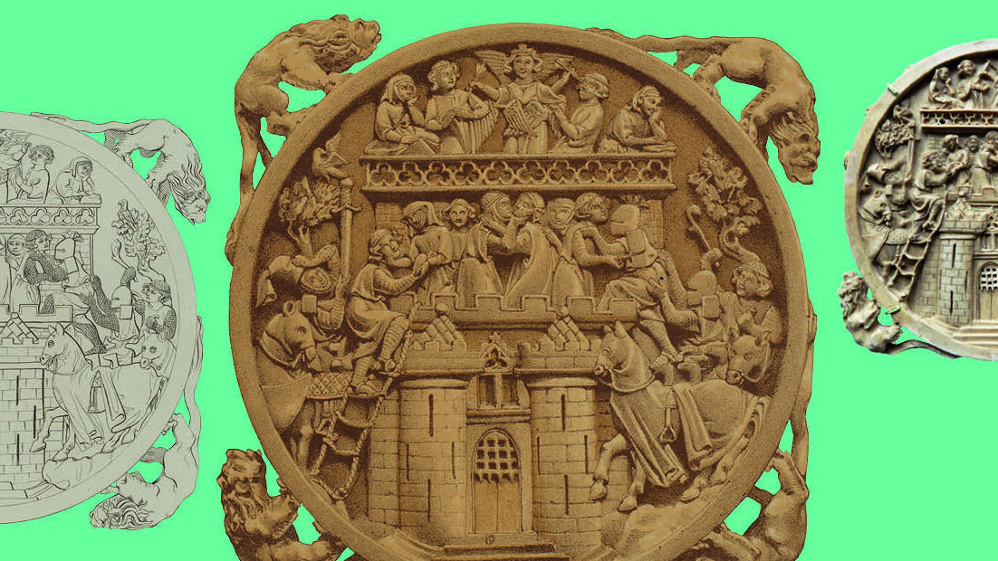 Medieval Multiplied exhibition banner